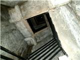 Goli vrh (962) in Rupnikova linija To notranje stopnišče vodi v 25 m višji bunker iz prejšnjih slik (ta grd)